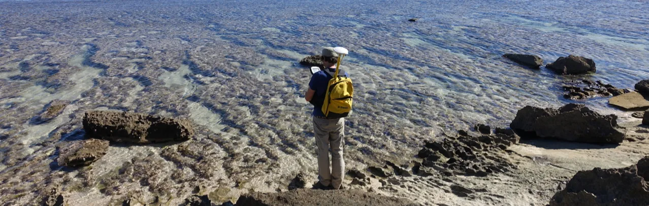Scientist doing fieldwork
