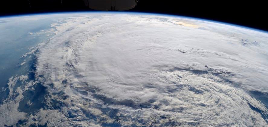 Satellite image of Hurricane Harvey