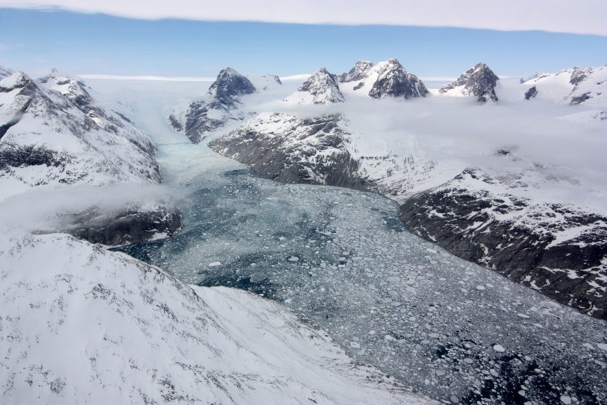 Eastern Greenland. (Photo: NASA IceBridge/Jefferson Beck and Maria-José Viñas)