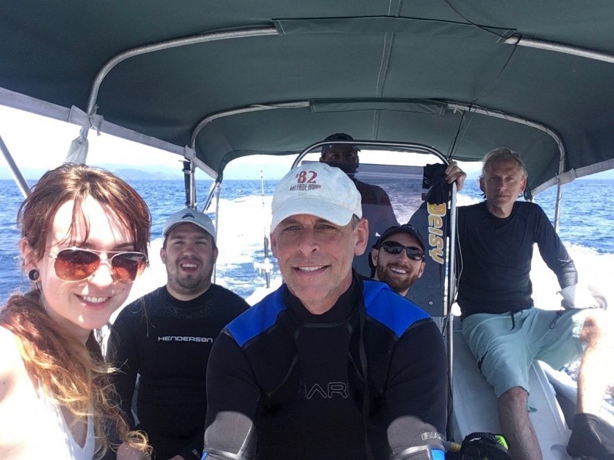 Brad Linsley (center), a paleoclimate scientist at Lamont-Doherty Earth Observatory, and his research team in Panama, March 2018. (Photo courtesy of Brad Linsley) Brad Linsley (center), a paleoclimate scientist at Lamont-Doherty Earth Observatory, and his research team in Panama, March 2018. (Photo courtesy of Brad Linsley)
