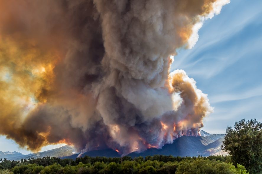 The 2016 Roaring Lion Fire in Montana. (Photo: Mike Daniels) The 2016 Roaring Lion Fire in Montana. (Photo: Mike Daniels)